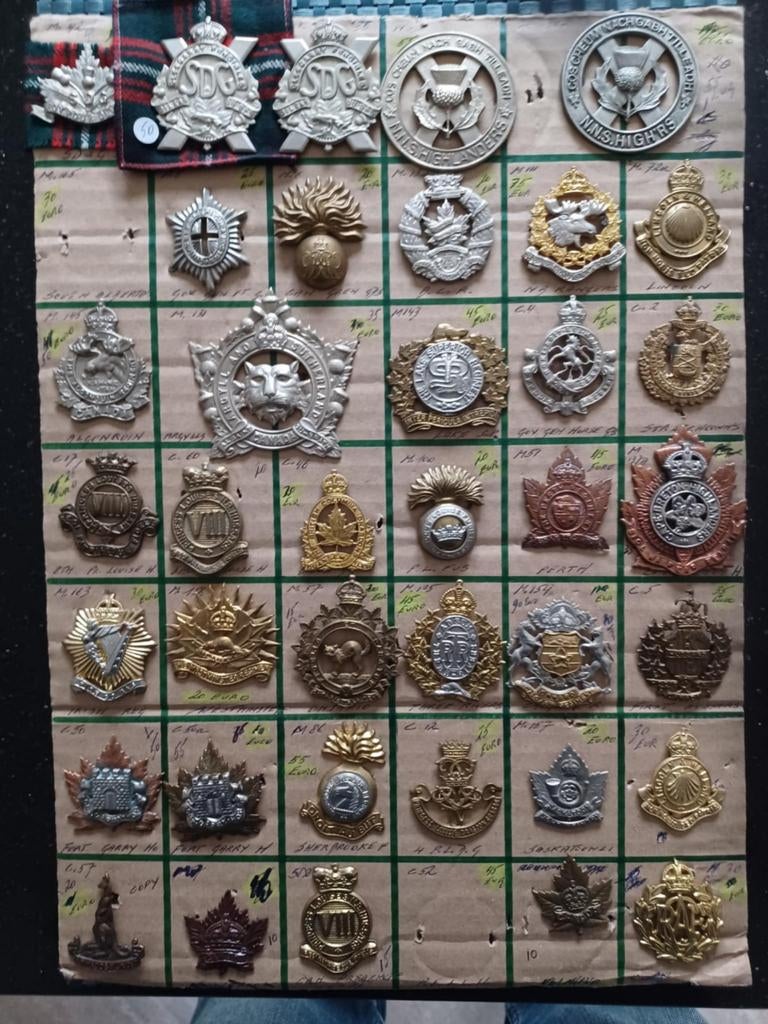 WWII Canadese insignes, Enlèvement ou Envoi