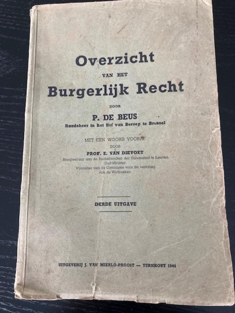 Overzicht van het burgerlijk recht 1944, Antiek en Kunst, Ophalen