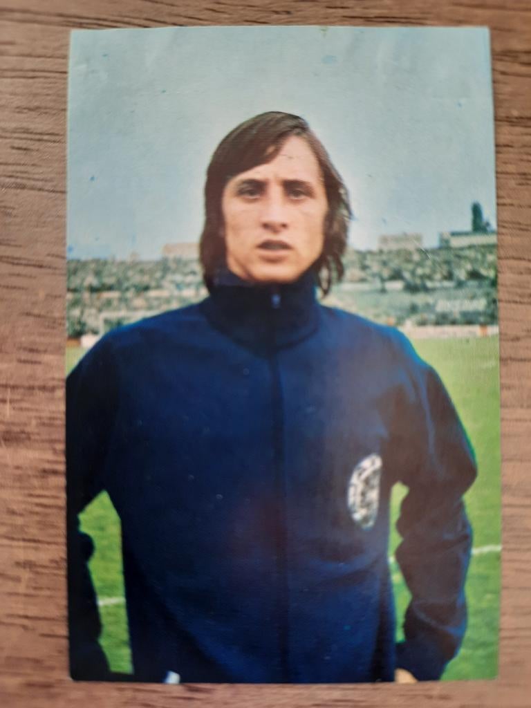 Cruijff, Vanderhout '71 / '72, Panini like., Verzamelen, Ophalen of Verzenden, Gebruikt, Poster, Plaatje of Sticker