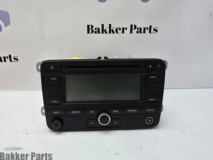 Radio CD Speler van een Volkswagen Touran, Gebruikt, -, Volkswagen, -