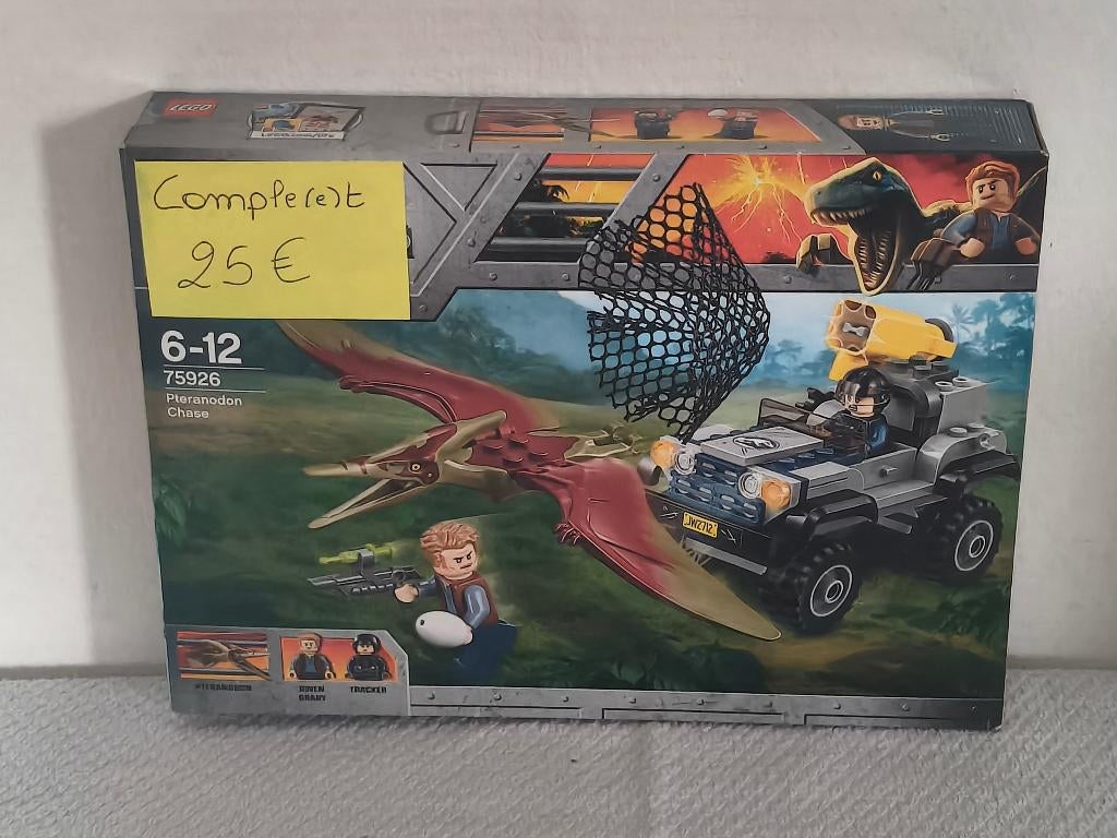 Lego Jurassic World 75926 La course-poursuite du Ptéranodon, Enlèvement ou Envoi, Utilisé, Lego
