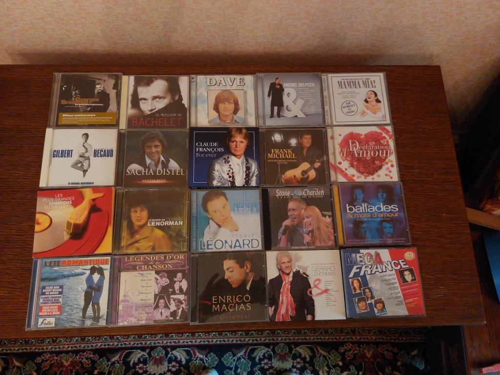 Lot 20 CD Best-of, CD & DVD, CD | Francophone, Comme neuf, Enlèvement ou Envoi