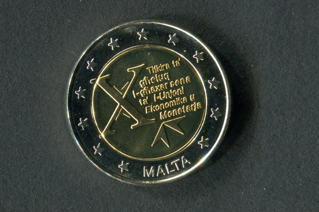 Malte 1999-2009 proof 2 euros 10 ans de monnaie commune rare, Enlèvement ou Envoi, Malte, 2 euros, Série