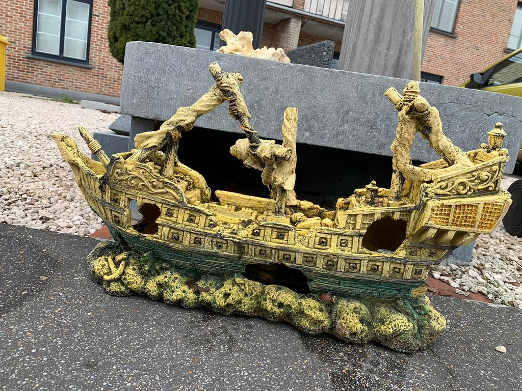 Aquarium boot, Ophalen, Zo goed als nieuw