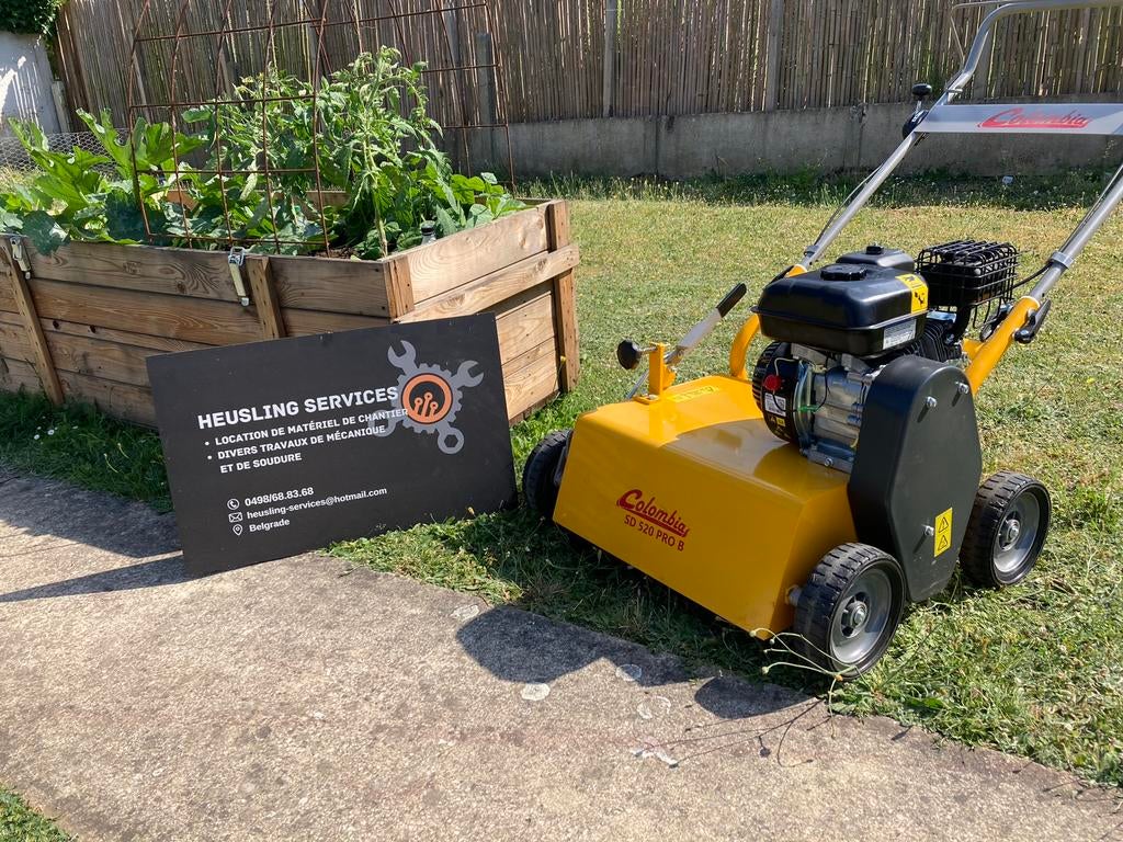 Location scarificateur professionnel, Jardin & Terrasse, Scarificateurs, Enlèvement, Comme neuf