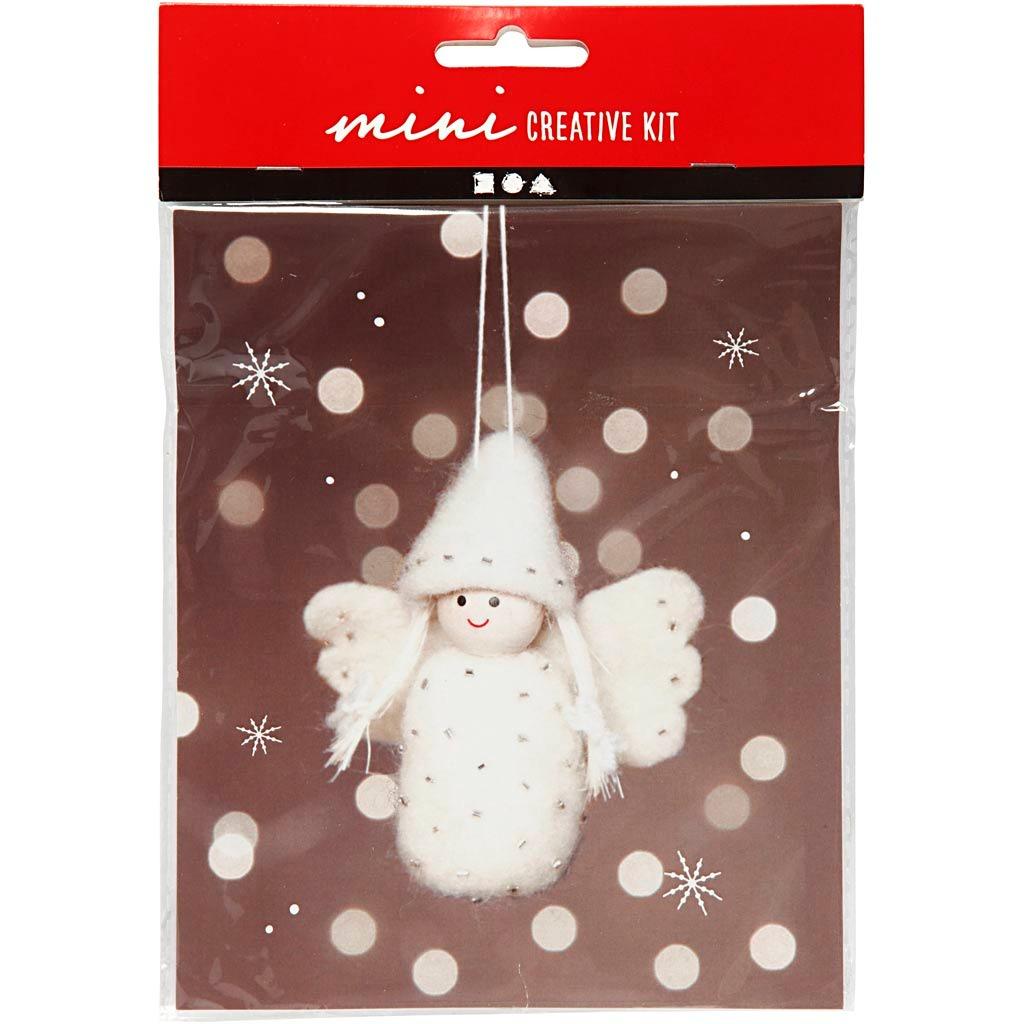 DIY Mini Engel Kit – Naaldvilten Engel 10 cm kerst decoratie, Hobby en Vrije tijd, Verzenden, Nieuw