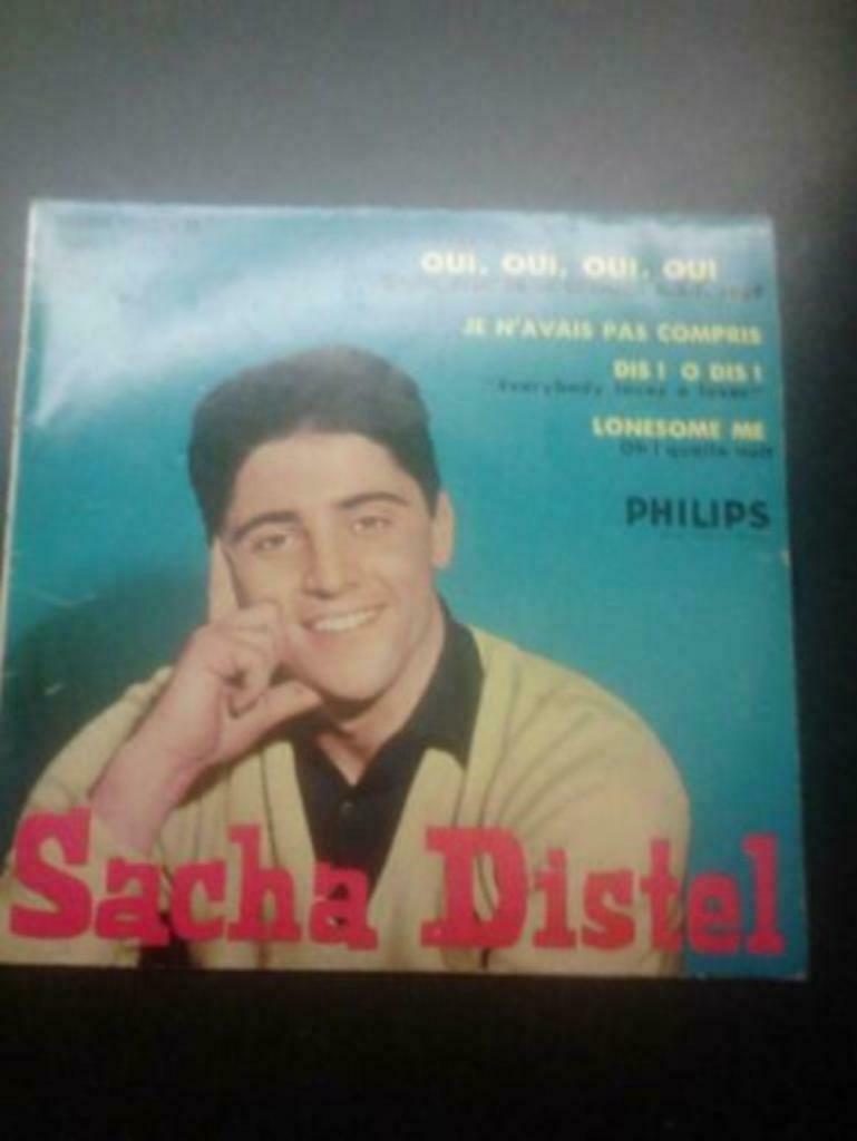 45T Sacha DISTEL - Oui oui oui oui / Quand tu es partie, CD & DVD, Vinyles Singles, Enlèvement ou Envoi, Utilisé