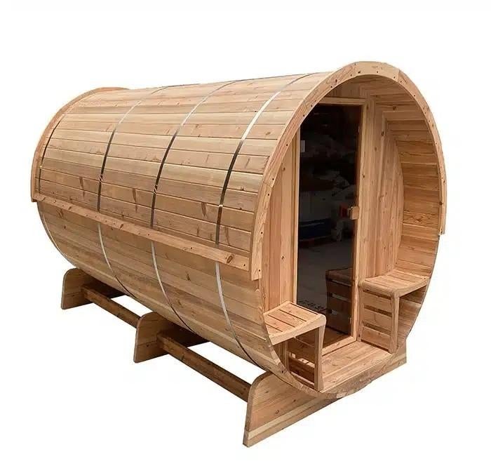 Barrel Sauna Red Cedar TR-270, Gratis sauna installatie!!!, Sport en Fitness, Sauna, Ophalen of Verzenden, Nieuw, Fins of Traditioneel