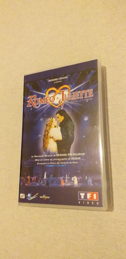VHS Comédie musicale Roméo & Juliette, Tous les âges, Enlèvement ou Envoi, Comme neuf, Musique et Concerts