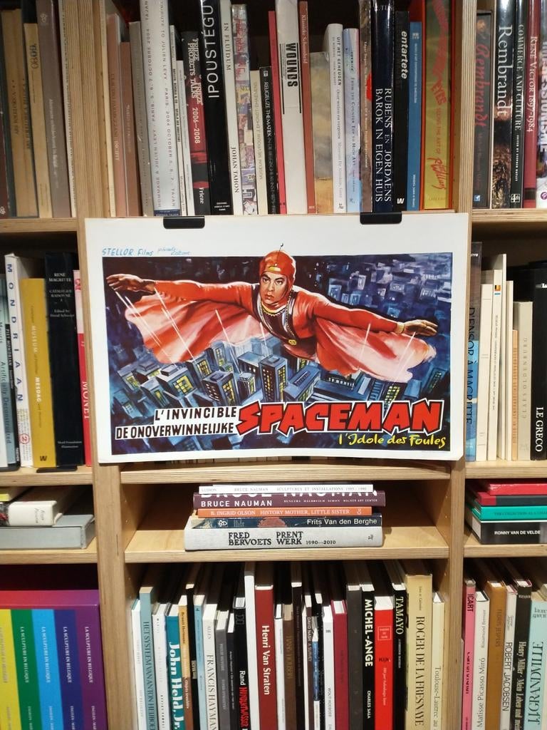 Stellor Films - De onoverwinnelijke Spaceman filmaffiche, Ophalen of Verzenden, Zo goed als nieuw