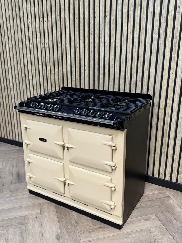 Magnifique cuisinière à 4 fours AGA Six Four Cream !, Enlèvement ou Envoi, Gril, Gaz, 5 zones de cuisson ou plus