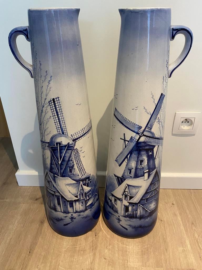 2 carafes/carafe Delft, Enlèvement, Comme neuf, Bleu