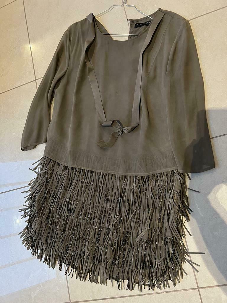 Twin set Kleedje, Kleding | Dames, Twin Set, Verzenden, Zo goed als nieuw, Bruin
