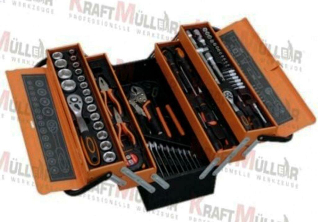 gereedschapskist Kraft Müller 85 delig Met Foam Inlays, Ophalen of Verzenden, Nieuw