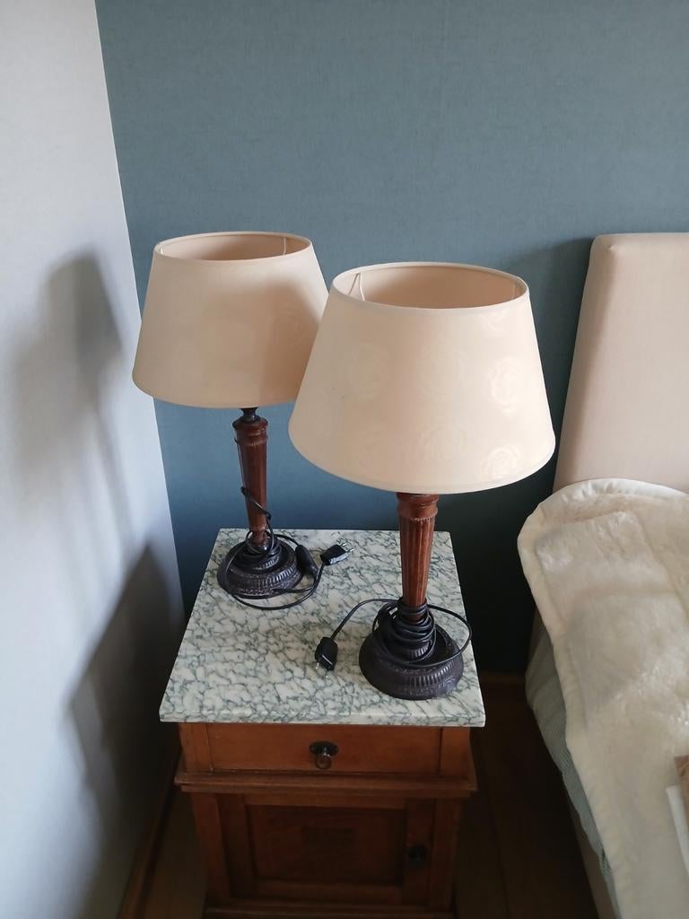 Mooie sfeervol staanlampen 40 cm hoog, Huis en Inrichting, Ophalen