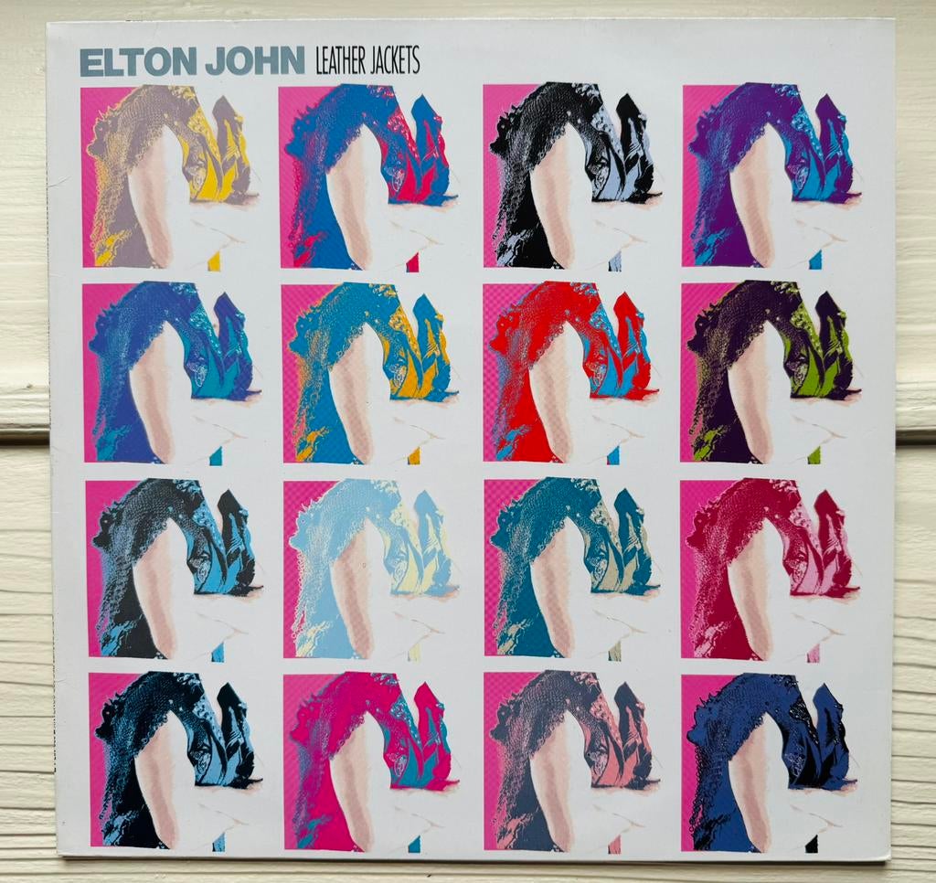 LP vinyl plaat: Elton John - Leather jackets, Ophalen of Verzenden