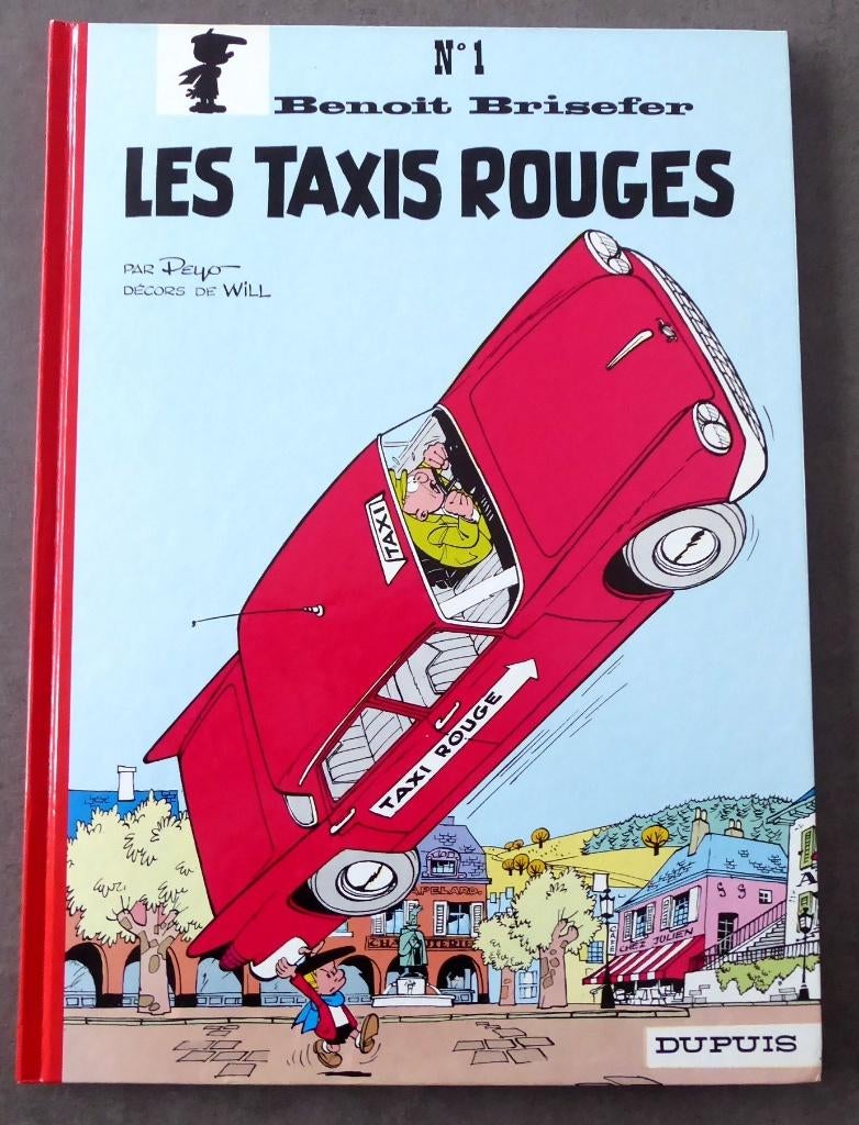 BD "Benoit Brisefer" Tome 1 - Les Taxis Rouges (Re), Ophalen of Verzenden, Gelezen, Peyo
