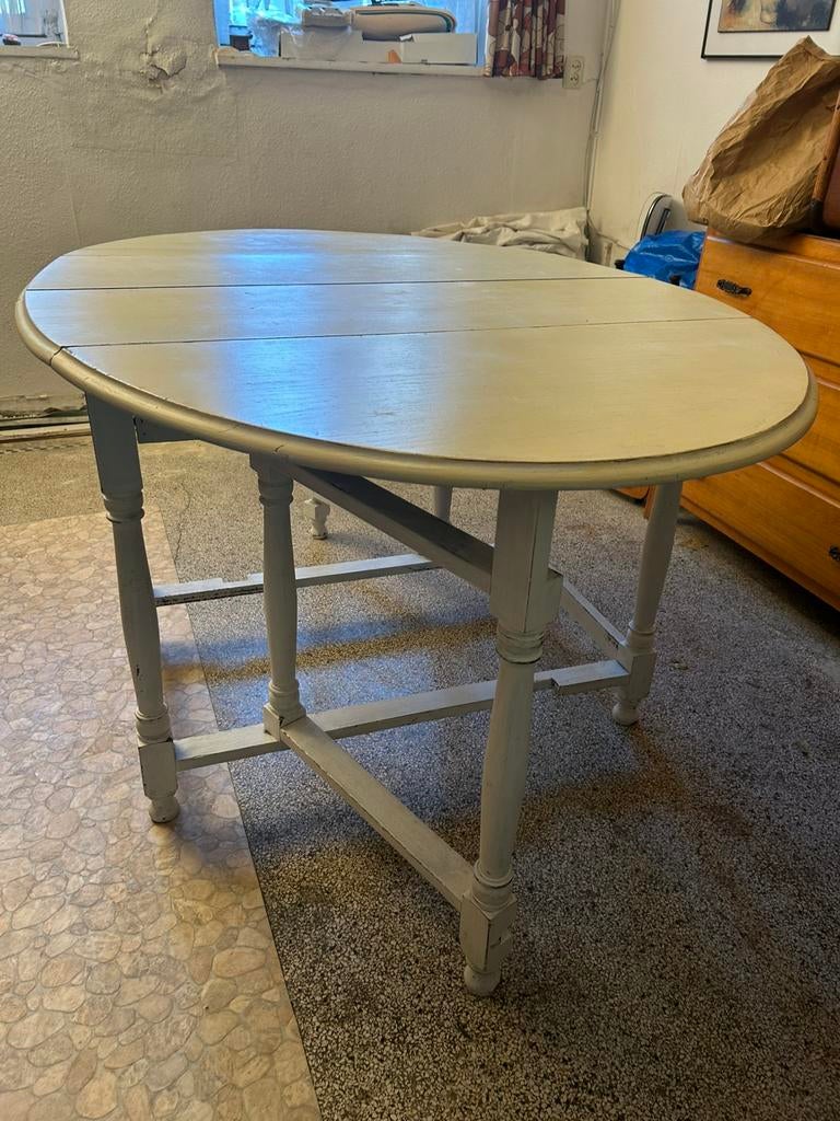 Gateleg houten tafel, Ophalen, Gebruikt