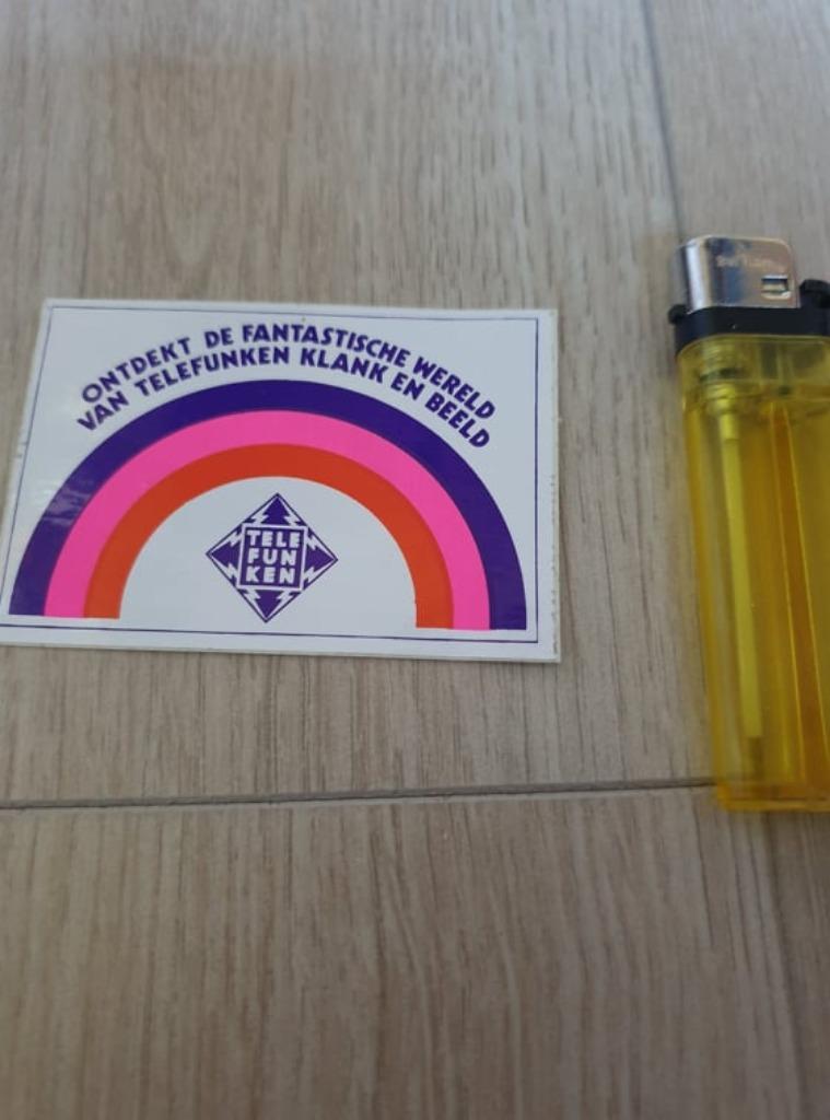 Sticker Telefunken, Verzamelen, Ophalen of Verzenden