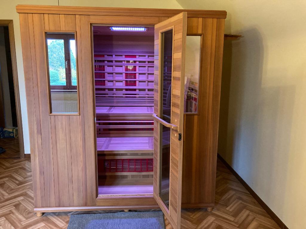 Cabine infrarouge Health Mate, Enlèvement, Comme neuf, Infrarouge, Sauna complet