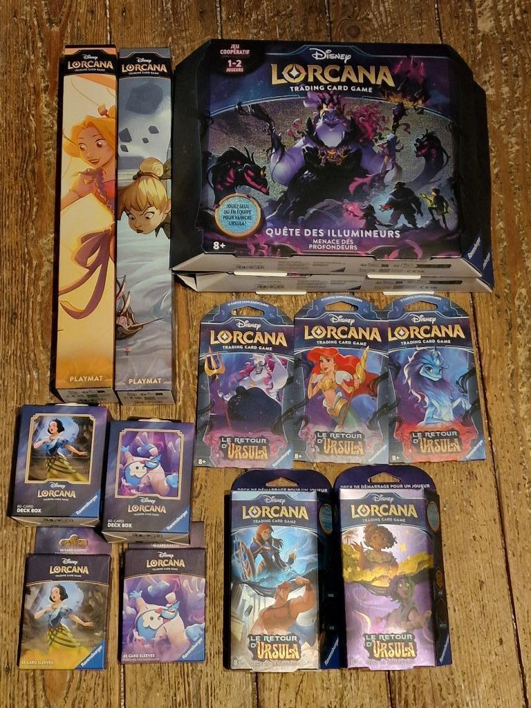 Veel artikelen Lorcana The Return of Ursula, Ophalen, Mickey Mouse, Nieuw, Papier, Kaart of Schrift
