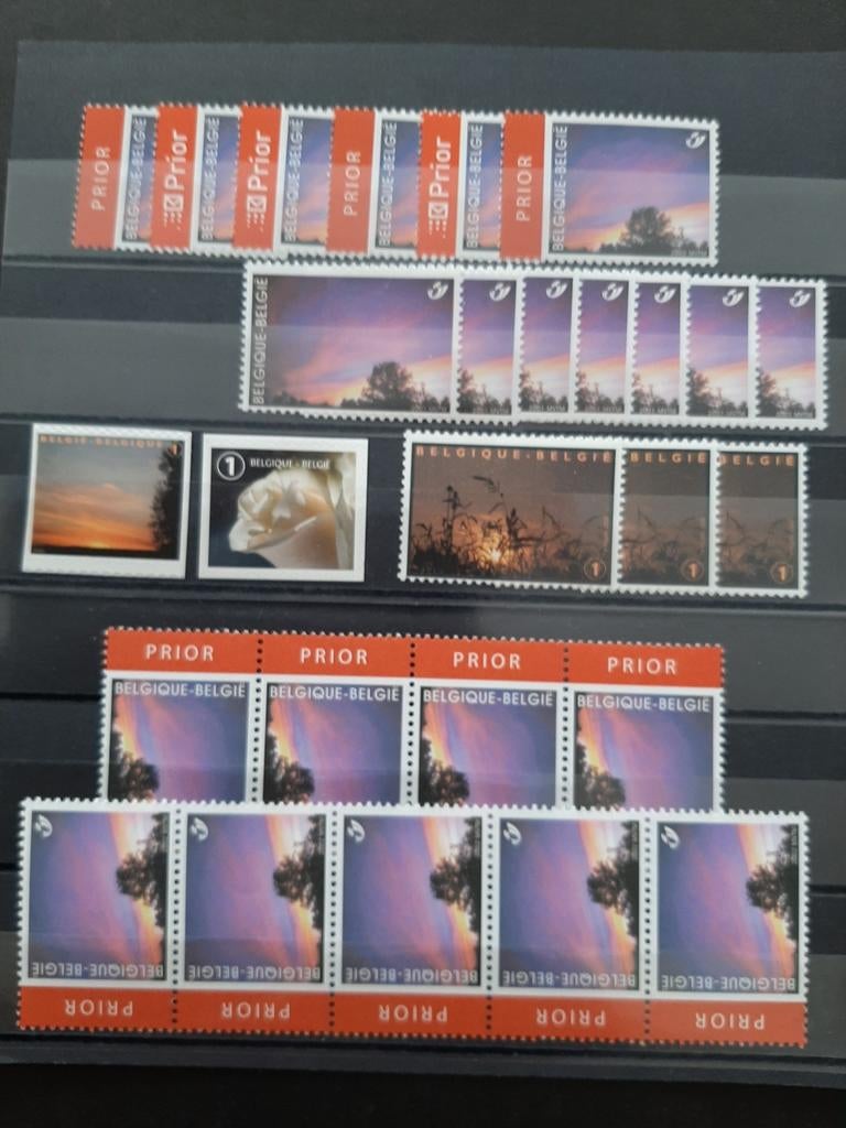 Rouwzegels postfris prior en non-prior 27 stuks, Postzegels en Munten, Verzenden, Orginele gom, Kunst, Zonder stempel