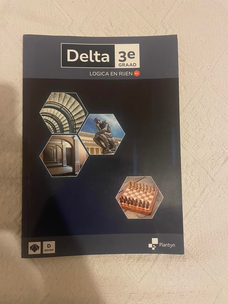 Delta wiskunde- en logica-boeken (5e leerjaar), Ophalen of Verzenden, Nieuw, ASO, Wiskunde A