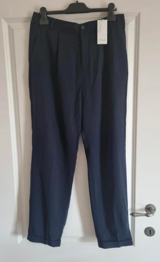 Nieuwe Opus Majoola broek maat 38, Kleding | Dames, Maat 38/40 (M), Blauw, Nieuw, Ophalen of Verzenden