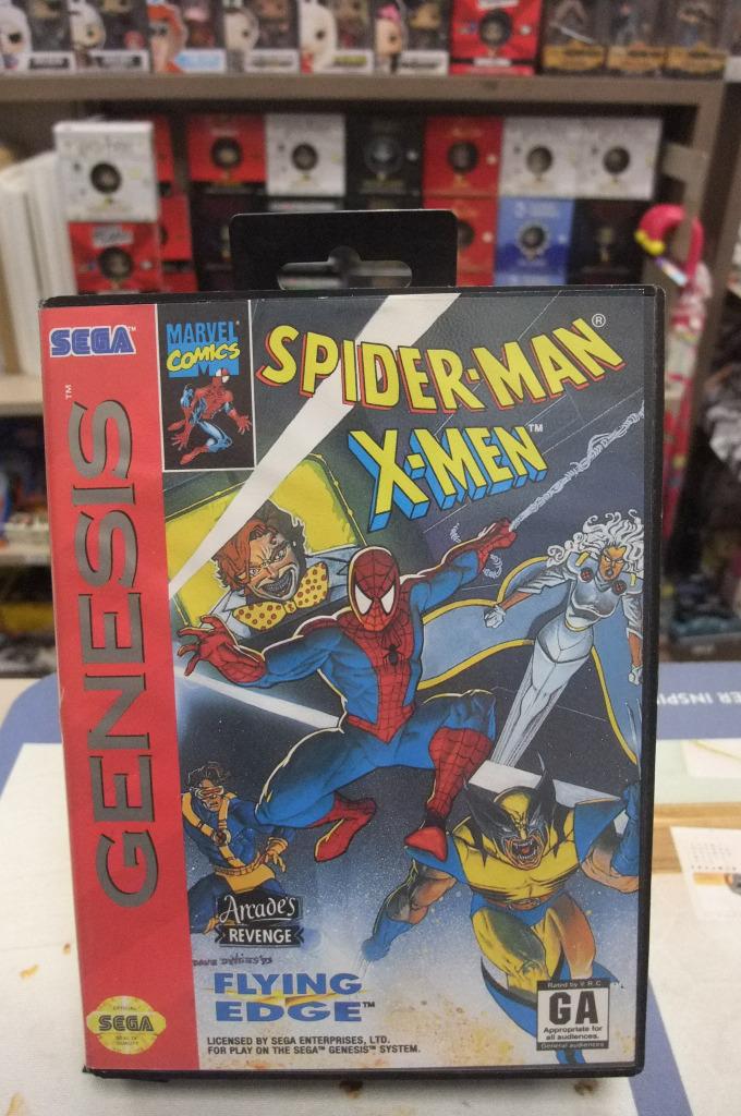Spider-Man X-Men Arcade's Revenge (cib) genesis, Gebruikt, 1 speler, Ophalen of Verzenden, Sega