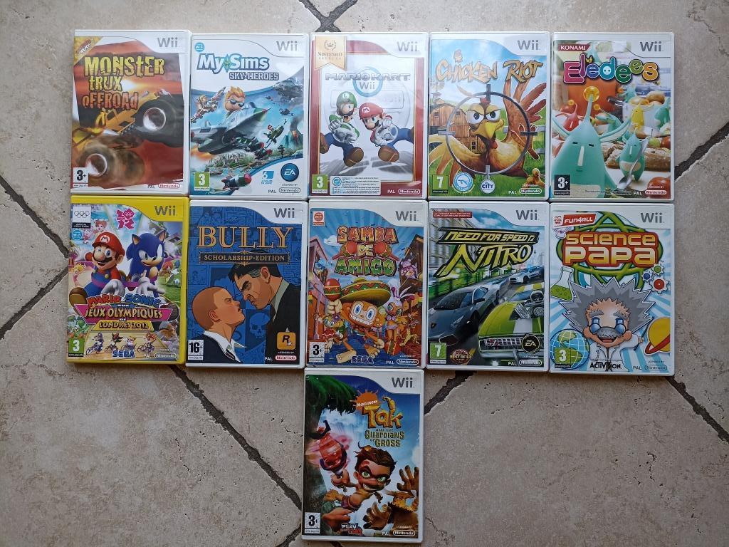 Jeux wii, Games en Spelcomputers, Games | Nintendo Wii, 2 spelers, Eén computer, Ophalen of Verzenden, Zo goed als nieuw