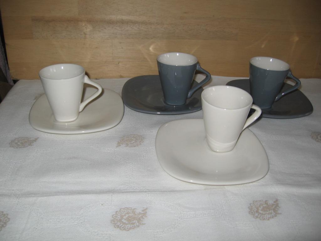 Set de 4 tasses à expresso ROYAL BOCH collection expo 58, Huis en Inrichting, Ophalen of Verzenden