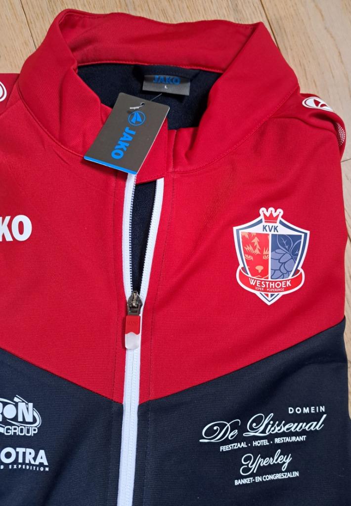 Trainingsvest Jako met rits - nieuw, Maat 52/54 (L), Blauw, Nieuw, Ophalen of Verzenden