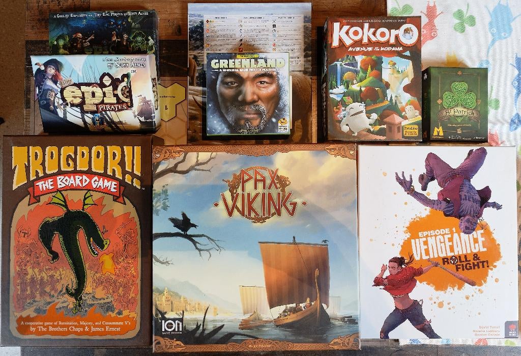 Kokoro, Trogdor, Pax Viking, Greenland, Vengeance..., Trois ou quatre joueurs, Enlèvement, Comme neuf
