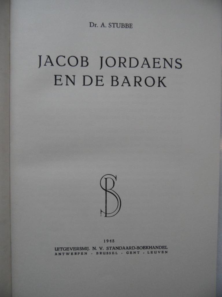 J. Jordaens en de barok, Boeken, Stubbe, Ophalen of Verzenden, Zo goed als nieuw, Schilder- en Tekenkunst