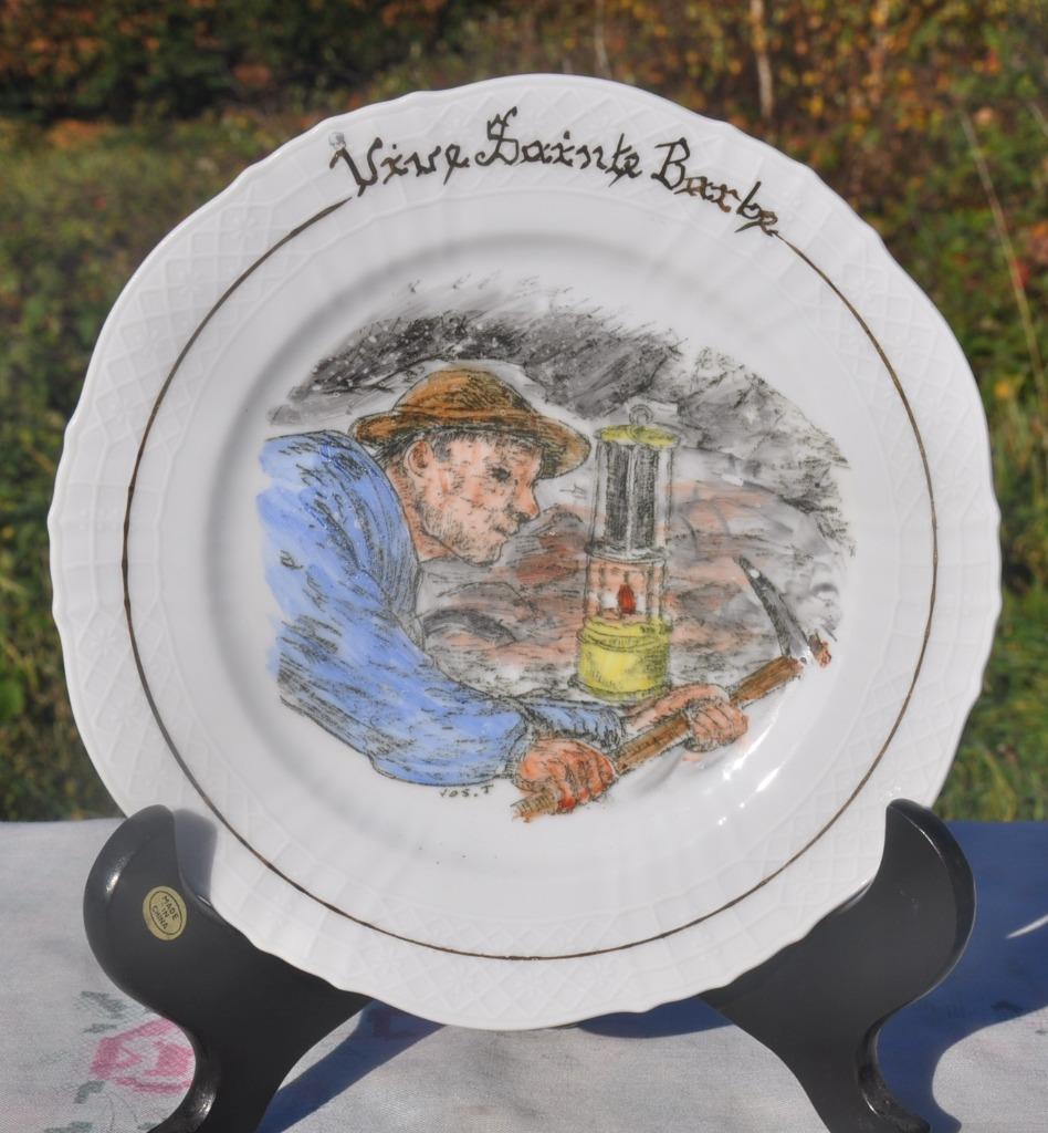 assiette décorative vive sainte barbe, Enlèvement ou Envoi