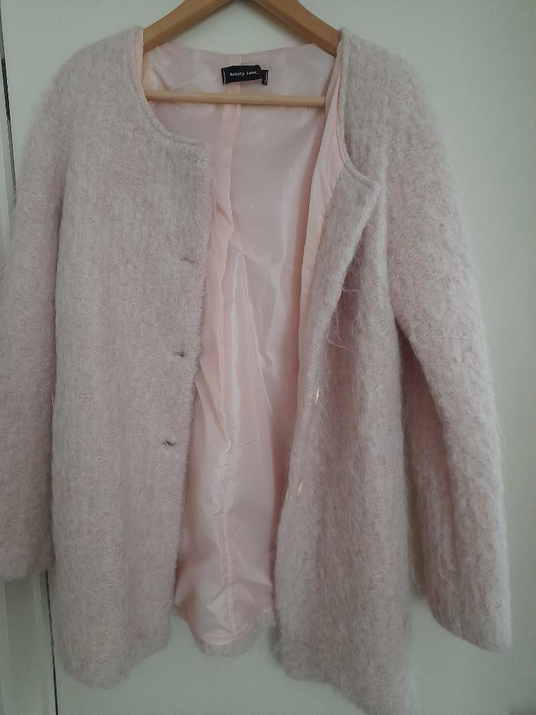 roze mantel maat 38-40, Enlèvement, Neuf, Taille 38/40 (M), Rose