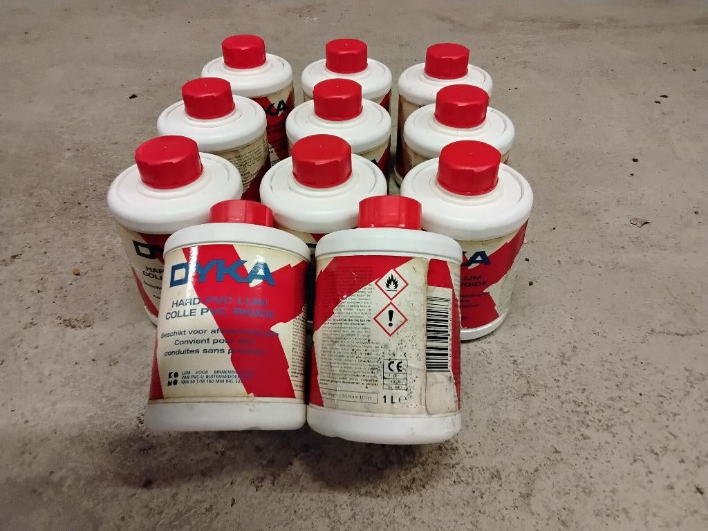 Dyka harde pvc lijm 1 L, Doe-het-zelf en Bouw, Ophalen, Nieuw, PVC