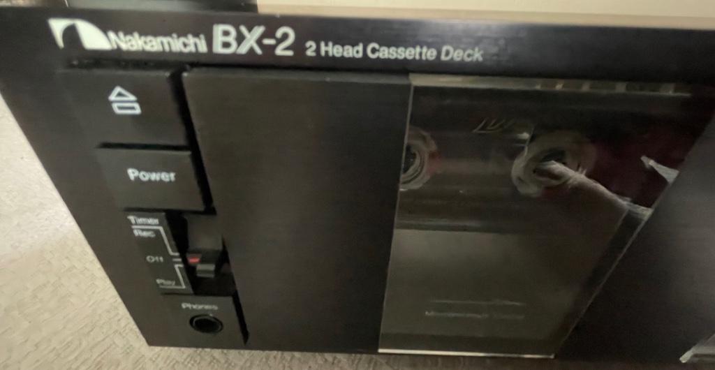 Nakamichi BX 2 (2 piece) Black  and Silver, Enlèvement ou Envoi, Simple, Autres marques, Commandes tactiles