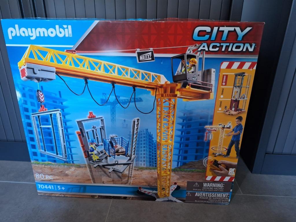 Grue Playmobil 70441, Enlèvement ou Envoi, Comme neuf, Ensemble complet