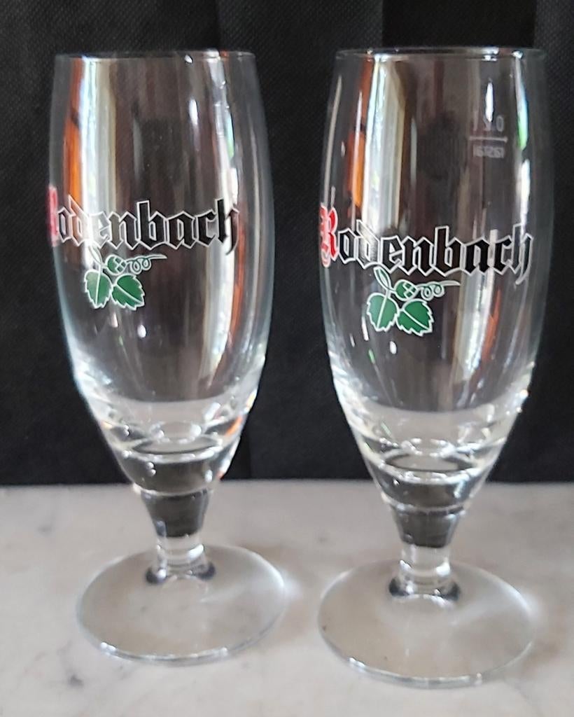 Rodenbach 20cl glazen 2 stuks, Enlèvement ou Envoi, Comme neuf