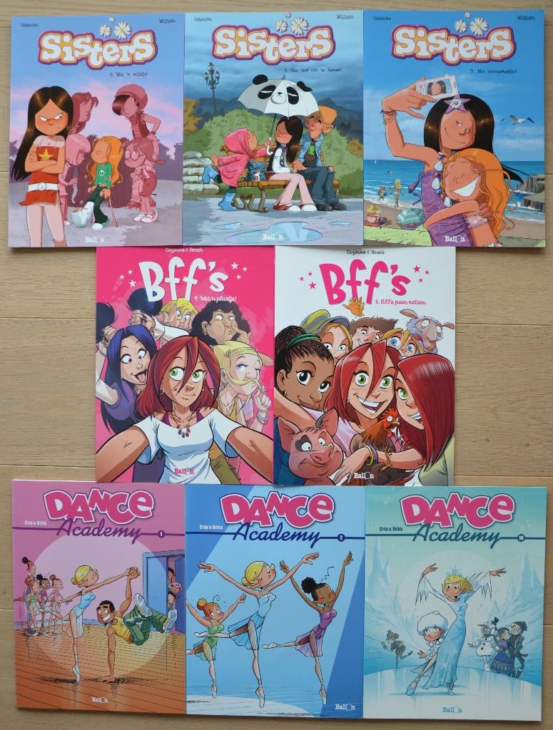 Sisters, Bff's, Dance Academy, Boeken, Meerdere stripboeken, Ophalen, Gelezen