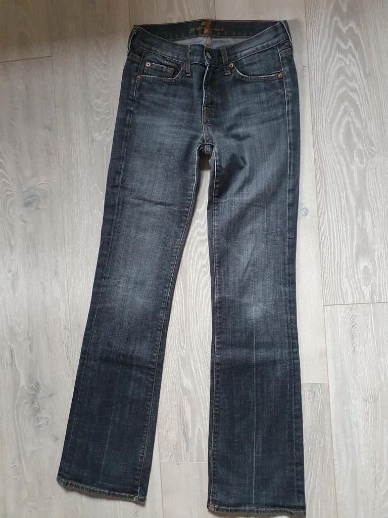Zwarte jeansbroek Seven maat 26, Kleding | Dames, Ophalen of Verzenden, Gedragen