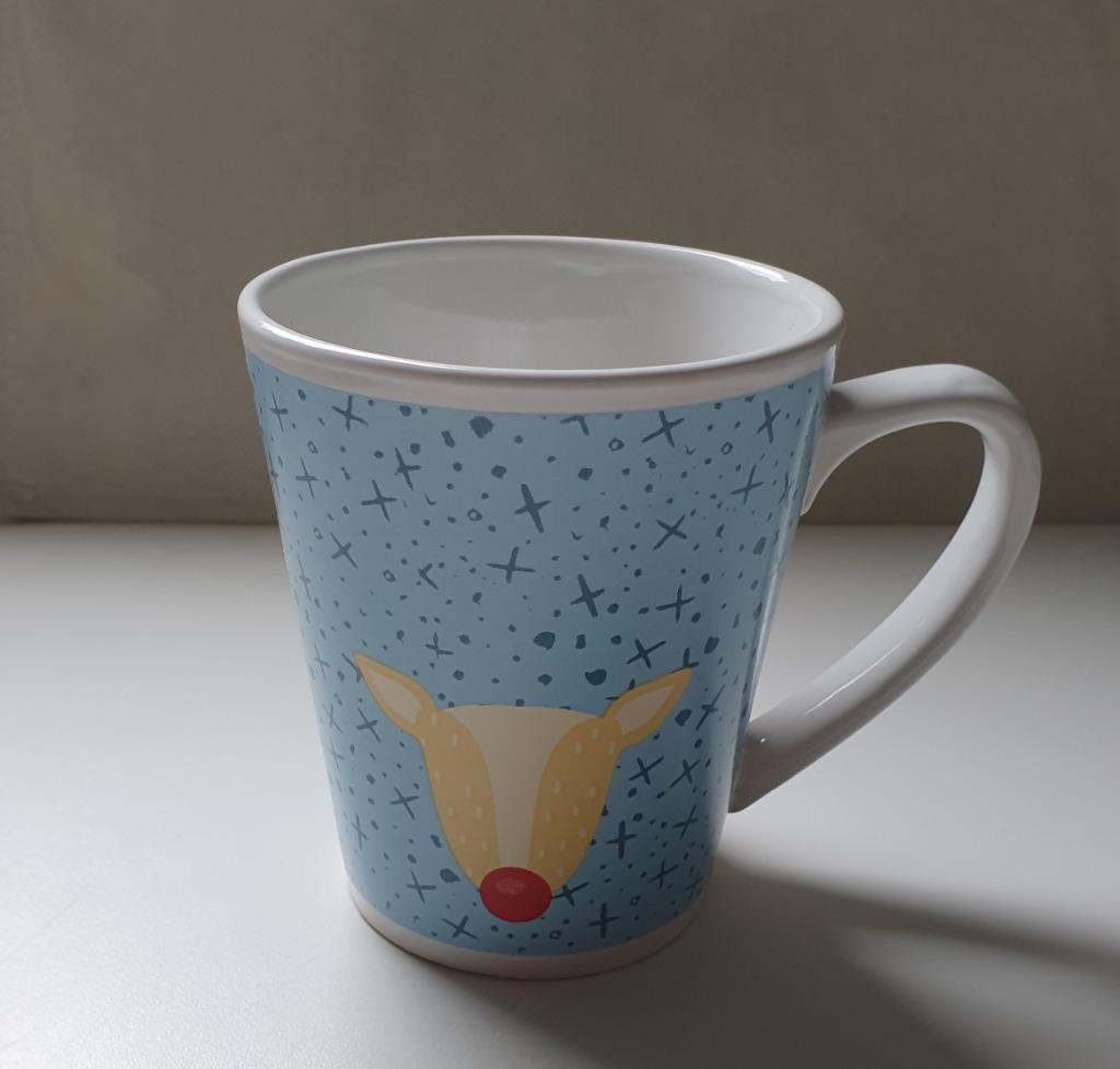 koffie mok / tas licht blauw rendier zonder gewei/ogen NIEUW, Ophalen of Verzenden, Nieuw, Kop en/of schotel