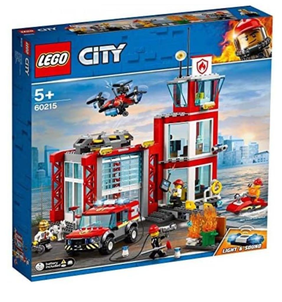 Lego brandweerkazerne, Kinderen en Baby's, Speelgoed | Duplo en Lego, Ophalen, Gebruikt, Complete set, Lego