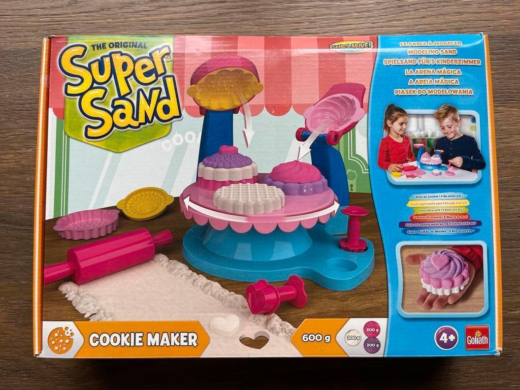 Koekjesmaker met speelzand, Ophalen, Gebruikt
