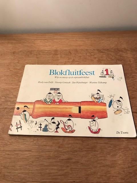 blokfluitfeest 1 - Roely van Delft, Boeken, Muziek, Ophalen of Verzenden, Instrument