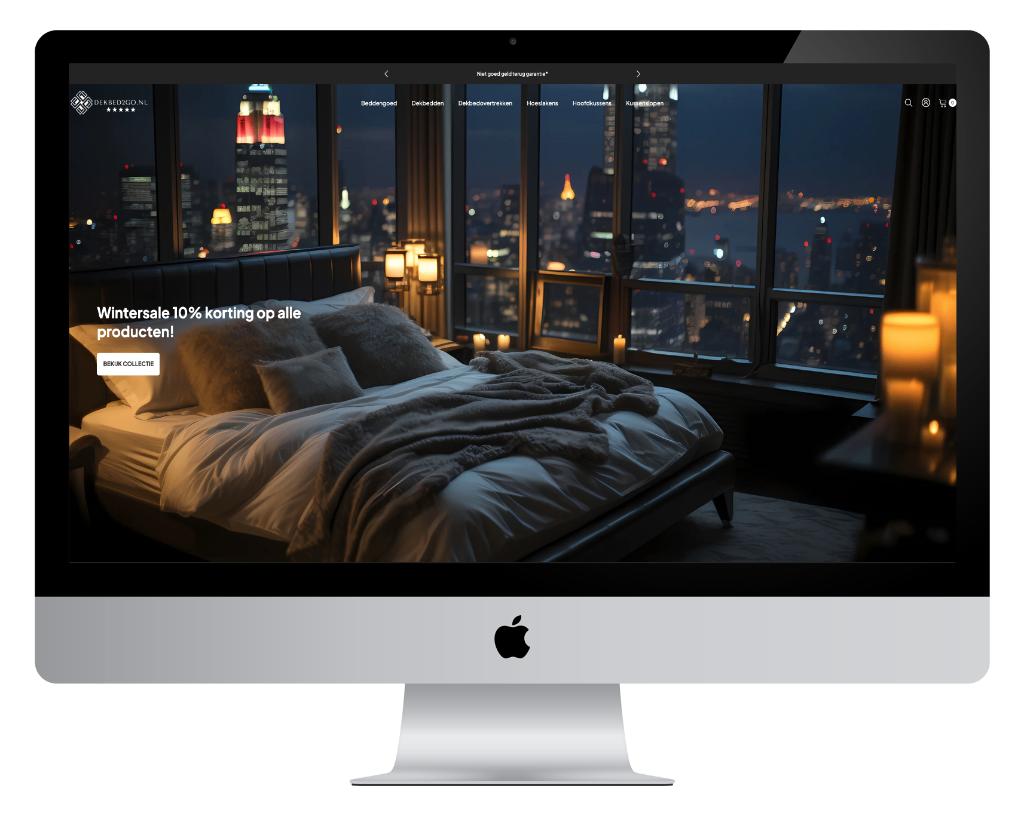Prachtige beddengoed webshop te koop!