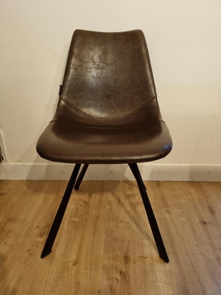 Chaises (6), Enlèvement, Brun, Cuir, Cinq, Six Chaises ou plus