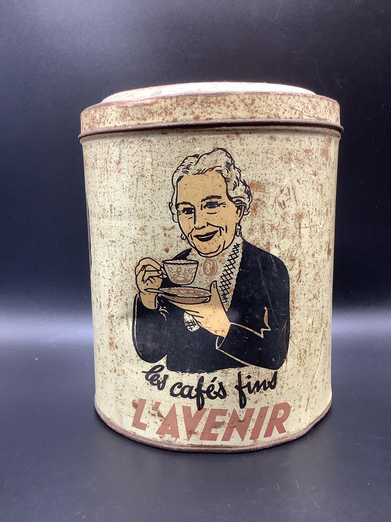 Boîte à café L’avenir - Jette, Collections, Enlèvement ou Envoi, Utilisé
