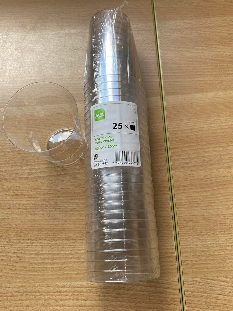 Plastic jeneverglazen 1350 stuks, Verzamelen, Ophalen, Nieuw